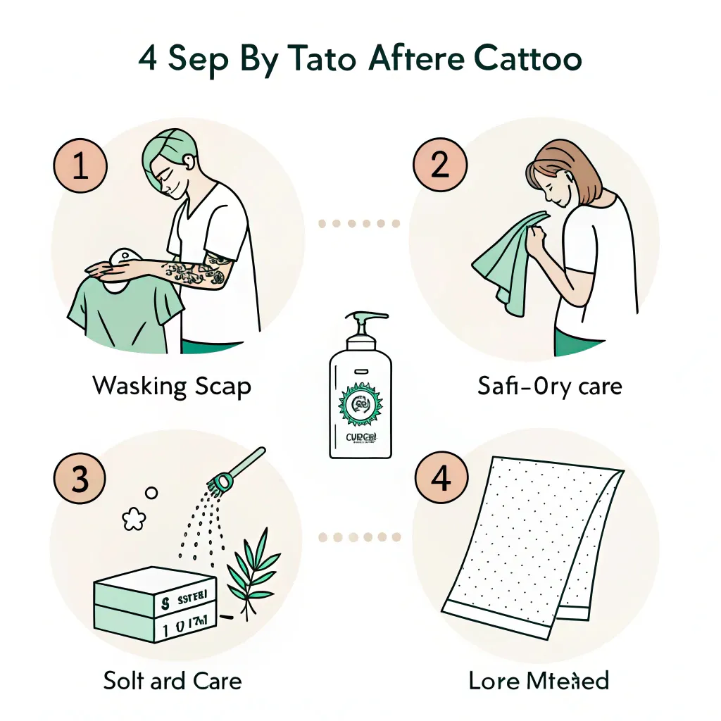 Step by Step Clean Tatto | Nusa Penida Tattoo | Activitiespenidatour.com