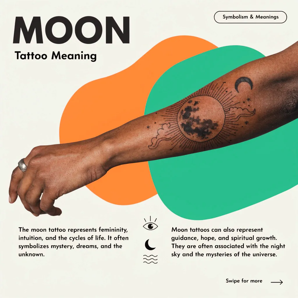 Moon Tattoo Meaning: Symbolism, Spiritual Significance & Design Ideas
