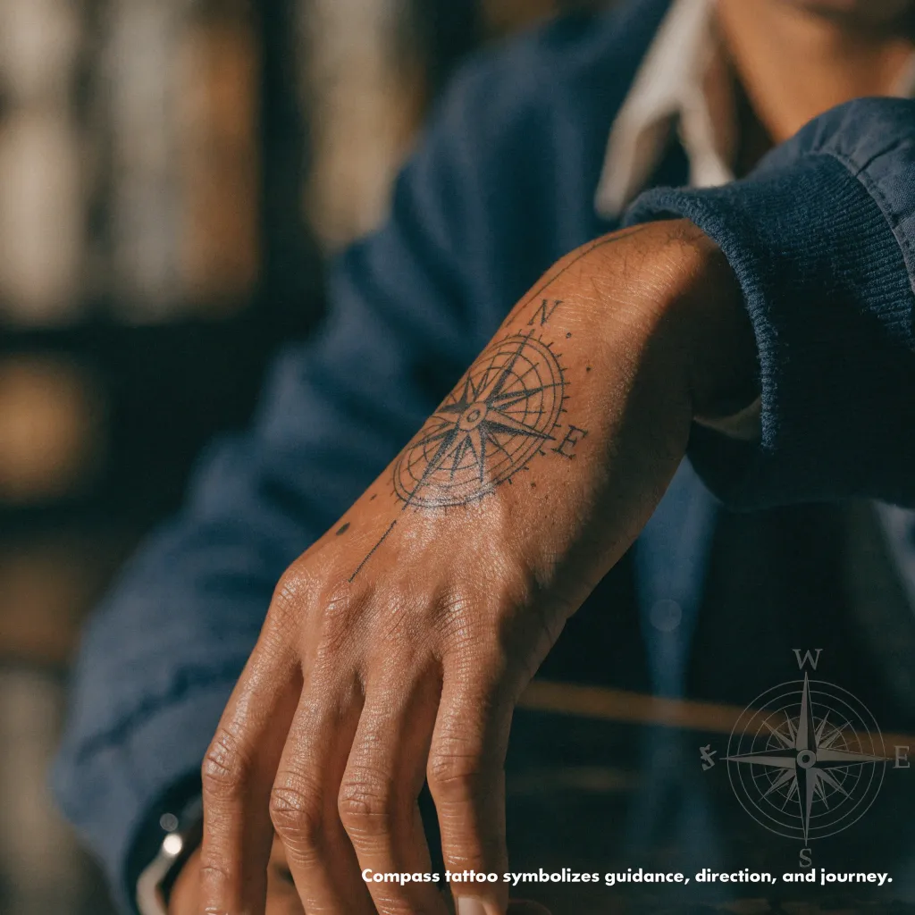 Dwiki compass tattoo meaning