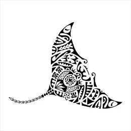 Manta ray tattoo | Nusa Penida Tattoo