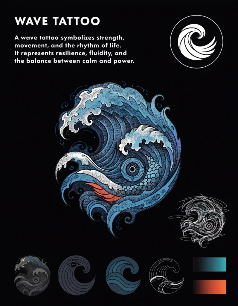 wave tattoo meaning | Nusa Penida Tattoo